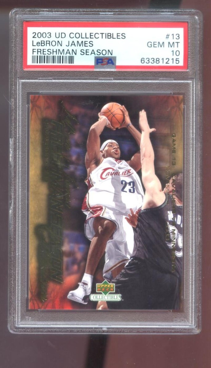 その他 UD Lebron James rookie year card LEBRON JAMES 2003 UD PENEOMENAL BEGINNING #5 GOLD AUTO /100