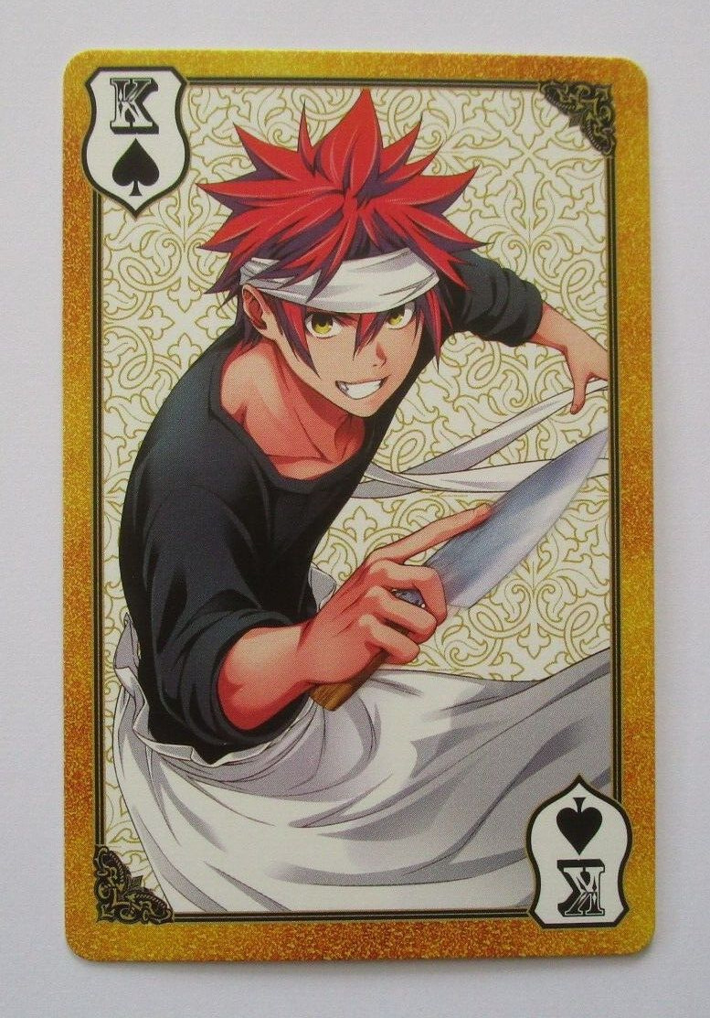 Food Wars! Shokugeki no Soma Yukihira Playing Card Shonen Jump Manga