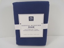 Pottery Barn Teen Dorm Essential Microfiber Standard Sham Faded Navy 7767