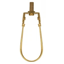 CLIP-ON LAMP SHADE ADAPTER FOR CANDELABRA BULB (FINIAL NOT INCLUDED) TG-852