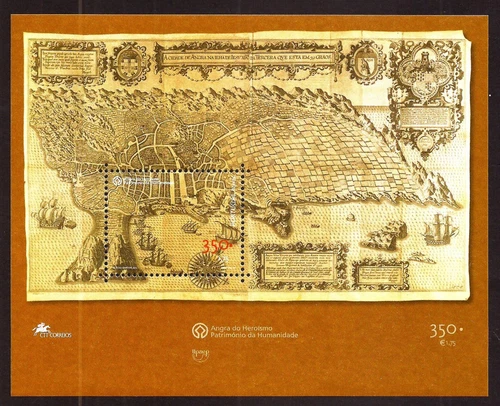 [247A] Portugal, Açores 2001, Block MNH** Unesco, Cultural Heritage, Angra