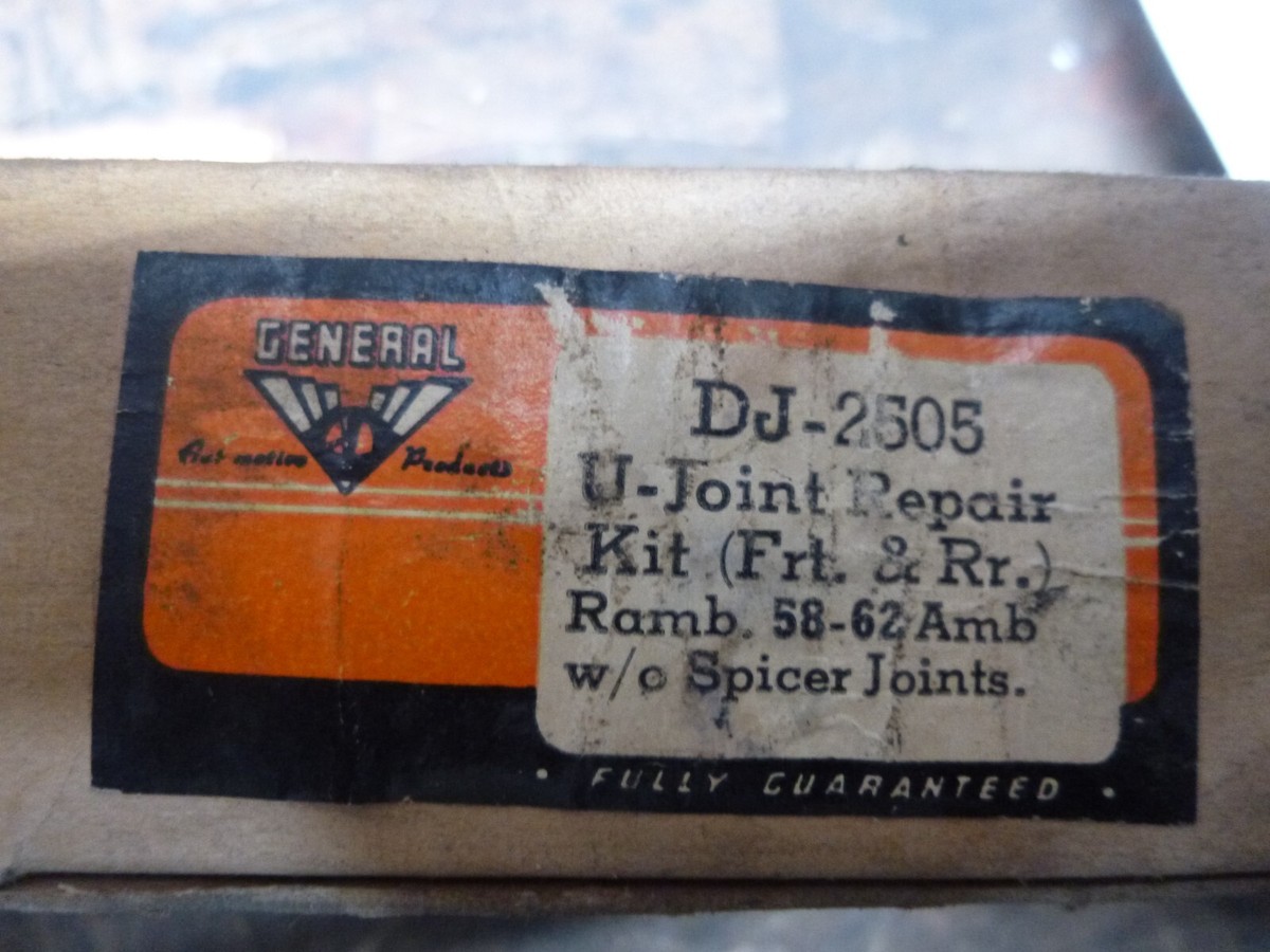 NORS U JOINT FRT & REAR RAMBLER 1958-59-60-61-62 1-5800 NORS U JOINT FRT & REAR RAMBLER 1958-59-60-61-62 1-5800