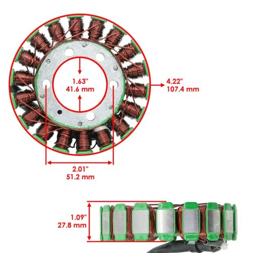 Stator & Regulator Rectifier for Honda CBR600F2 1991-94 W/Pickup Coil & Gasket - Picture 2 of 7