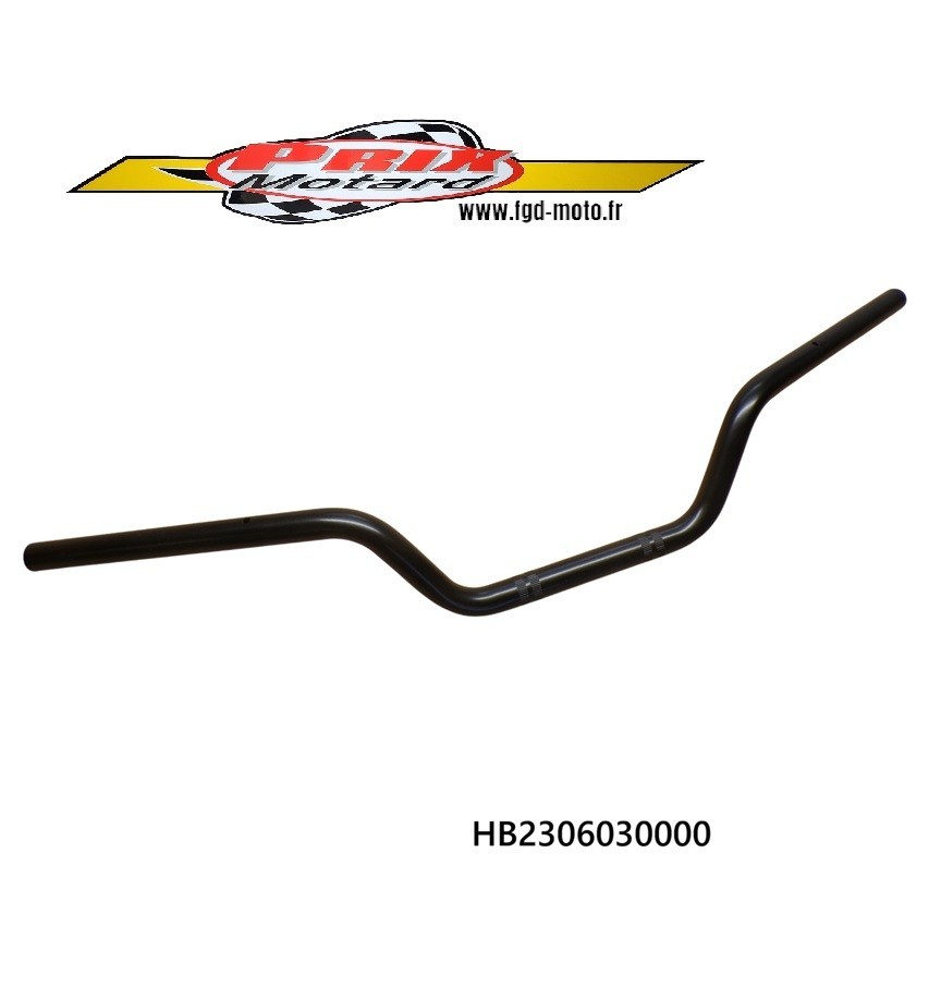 Guidon DL 1000 V-Strom noir en acier 22mm pour Suzuki 2002-2012 type origine