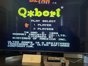 Q Bert Nintendo NES Cartridge TESTED