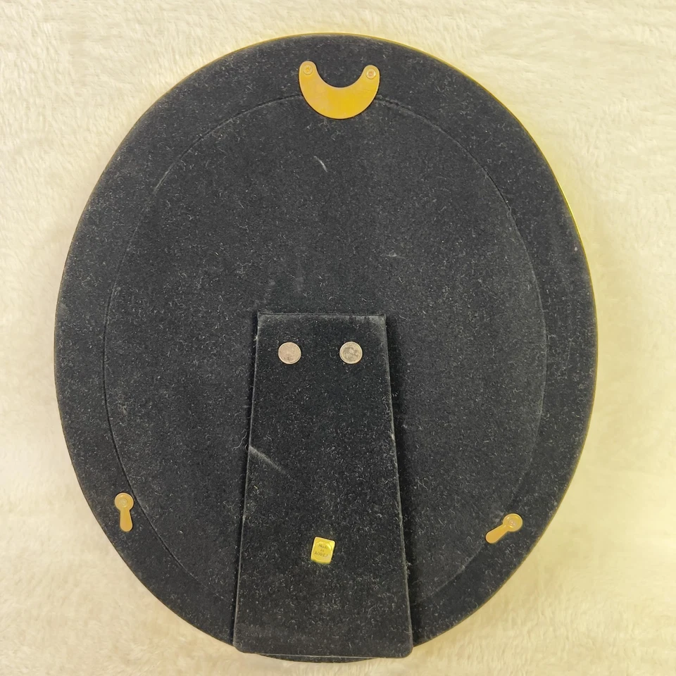 Carr International однотонная латунная овальная фоторамка 8x10 винтажный золотой декор - Изображение 4 из 4