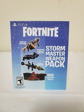 Fortnite Ps4 Storm Master Weapon Pack Code UNUSED Will Be Shipped