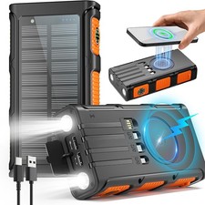 50000mAh Solar Powerbank Wasserdicht Mit 2 US...