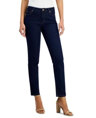 Anne Klein Womens Straight-Leg Jeans 91308582053 2 RT $89.0