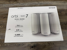 NETGEAR - Orbi 260 Series BE3600 Dual-Band Mesh Wi-Fi 7 System 3-pack - White