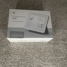 Google Nest Hub with Built-In Google Assistant, Chalk (GA00516-US)