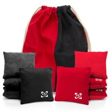 Professional Cornhole Bags - Set of 8 Regulation All Weather Two Sided Improved