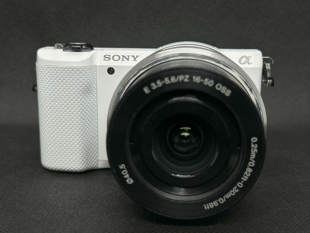 Sony Alpha a5000 Mirrorless Digital Camera White 16-50mm Lens | eBay