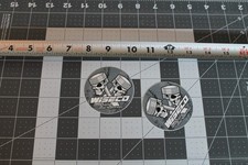 Wiseco (Skull Pistons) Premium Motorcycle Racing Sticker Set – Pair (2 Decals)