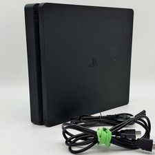 Console PlayStation 4 Ps4 Slim 1 Tb Con Fili Ottime Condizioni Fw 13 Sped 48 H