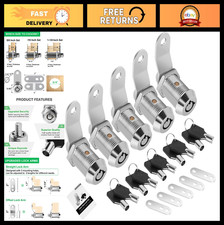 5 Pack Keyed Alike Cabinet Locks for RV Storage, Camper Toolbox Mailbox Doors