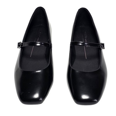 New ECCO Margot Women's 10-10.5 EU 41 Black Leather Mary Jane Flats