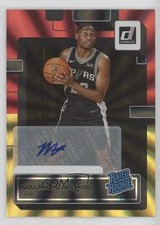 2022-23 Panini Donruss Holo Red & Gold Laser Signatures Malaki Branham Auto 12z3