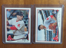 Topps 2014 Update Mookie Betts Rookie 2-Card Lot US-26 US-301 Red Sox