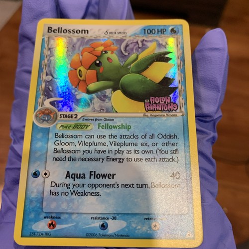 Pokemon Bellossom 19/110 Holon Phantoms Reverse Holo Near Mint 2006