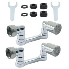 1080 2 Mode Splash Swivel Faucet Extender, Robotic Arm Faucet Aerator Kitche...