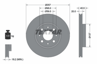 2X Bremsscheibe Vorderachse FüR Alfa Romeo Fiat Lancia 145 146 155 Barchetta