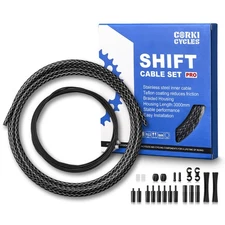Cycles Bike Shifter Cable Housing Kit PRO for Shimano/SRAM/MicroShift - Braid...