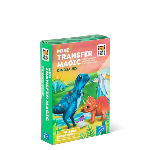 Mini Transferencia Mágica Tribu Tigre (Dinosaurios) - Juego de Caja Artesanal de Dinosaurios para Niños - Imagen 7 de 7