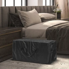 Large Expandable Protective Storage Bag For Xmas Tree Dust Proof Black JMXN