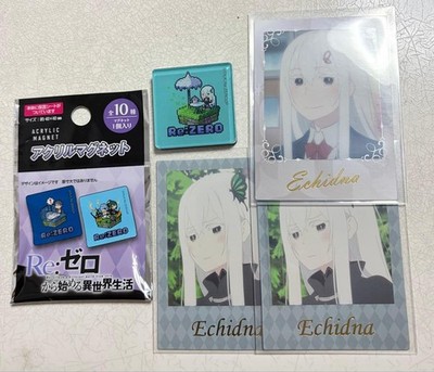 Re:Zero Echidna Acrylic Magnet Photo Card Set Used