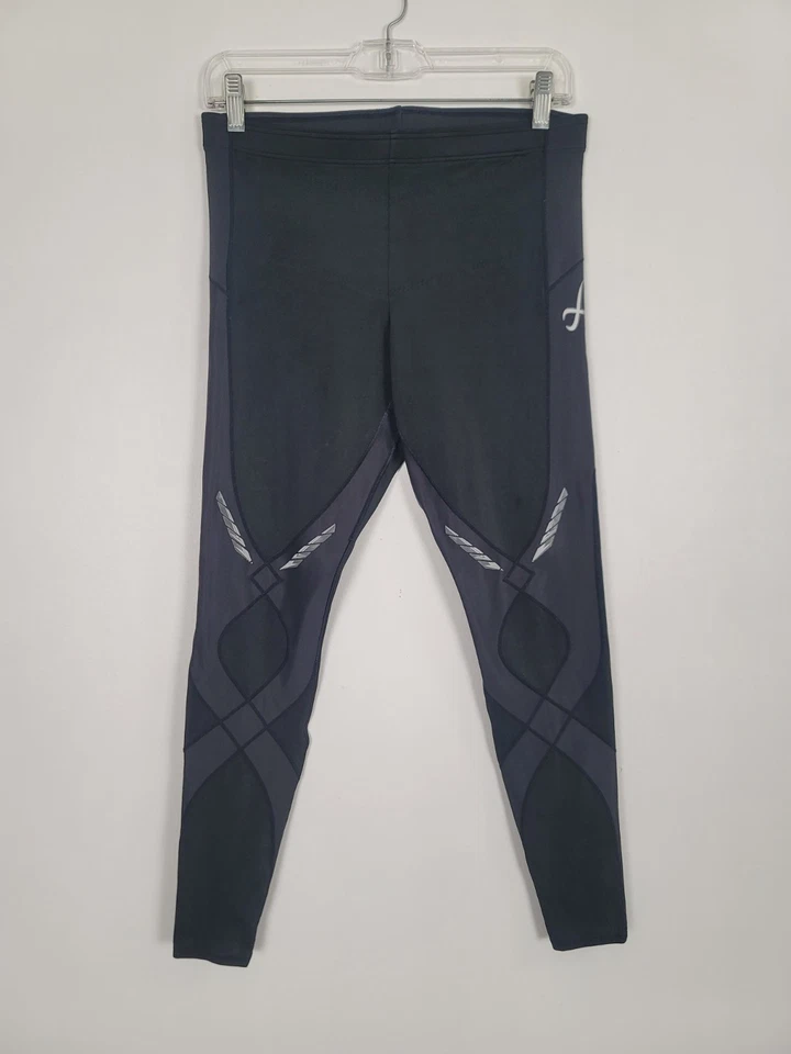 CW-X Black StabilyX Joint Support Compression Tights Men’s S #225809A Core Knees - Image 3 of 4