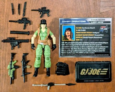 GI JOE Cobra NM/M Lady Jaye 2014 V11 Complete, File Card  Social Clash 50th Jay