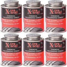 Xtra Seal 14-008 Chemical Vulcanizing Cement 8 Oz Cans - Pack Of 6 Xtra Seal 14-008 Chemical Vulcanizing Cement 8 Oz Cans - Pack Of 6