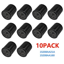 10PCS NEW For Subaru Engine Oil Filter 15208AA21A 15208AA160