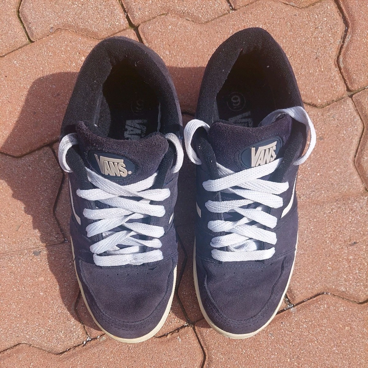 Vintage Vans Fairlane Skate Shoes 90s Navy Mens | eBay