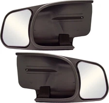 CIPA 10800 Custom Towing Mirrors - 18 Inch, Black & Silver 