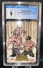 Bloody Battle Marvel Masterpieces Set III (2008) Upper Deck - #48 CGC Mint 9