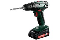 Akku-Bohrschrauber Bs 18, Metabox 145, 18V 2X2Ah Li-Ion + Sc 30, 602207560
