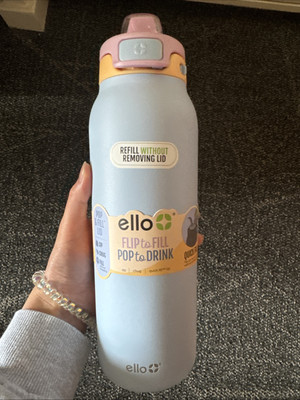 Ello Flip To Fill Pop To Drink Water Bottle