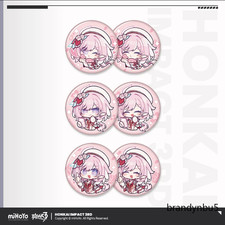 Official Honkai Impact Game Elysia Lenticular Series Badge Ornament Gift