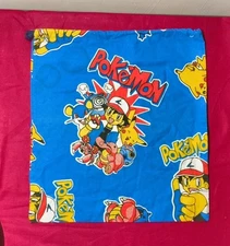 Vintage Pokemon Draw string Bag Dice Bag Knock off Vintage 90's