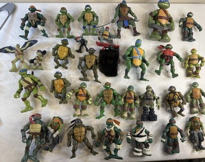 Lot of 29 Teenage Mutant Ninja Turtles TMNT Action Figures Playmates Misc Sizes