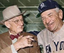 GV908 Casey Stengel Yankees - Bill McKechnie Pi 8x10 11x14 16x20 Colorized Photo