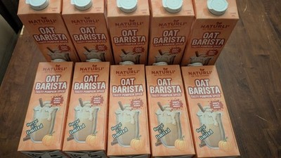 10x Naturli' Hafermilch Haferdrink Barista Pumpkin  Spice vegan Milchalternative