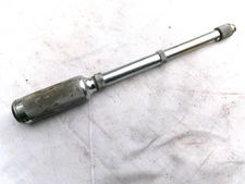 STANLEY "YANKEE" NO. 41 PUSH DRILL WITH 10 ASSORTED BITS IN HANDLE - BELL SYSTEM