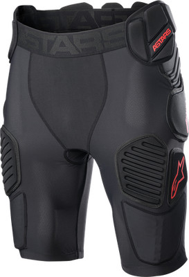 Alpinestars 6507523-13-XL Bionic Pro Protection Shorts XL Black/Red