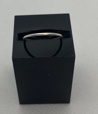 Sterling Silver Simple Mini Ring Plain Band Size 3.5 Womens Teens Minimalist 925