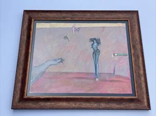 HERMAN GRAFF DRAWING SURREALIST ABSTRACT EXPRESSIONISM MASTERFUL VINTAGE LISTED