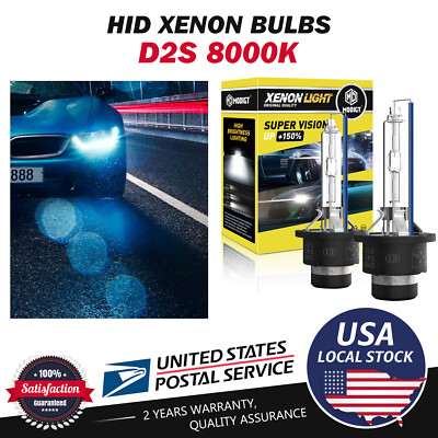 2Pcs New OEM Modigt 85122 WHV2 Xenon D2S Bulbs Set HID Light Lamp Headlamp US