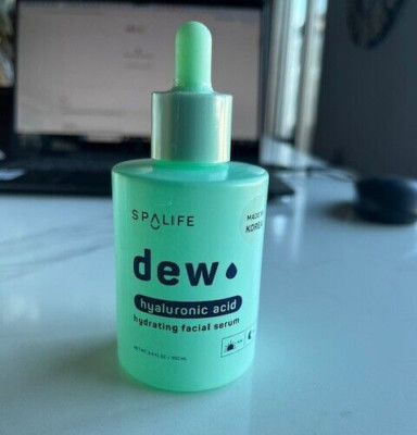 Spa Life Dew Hyaluronic Acid Serum Hydrate & Restore Moisture  3.4 Oz NIGHT/DAY